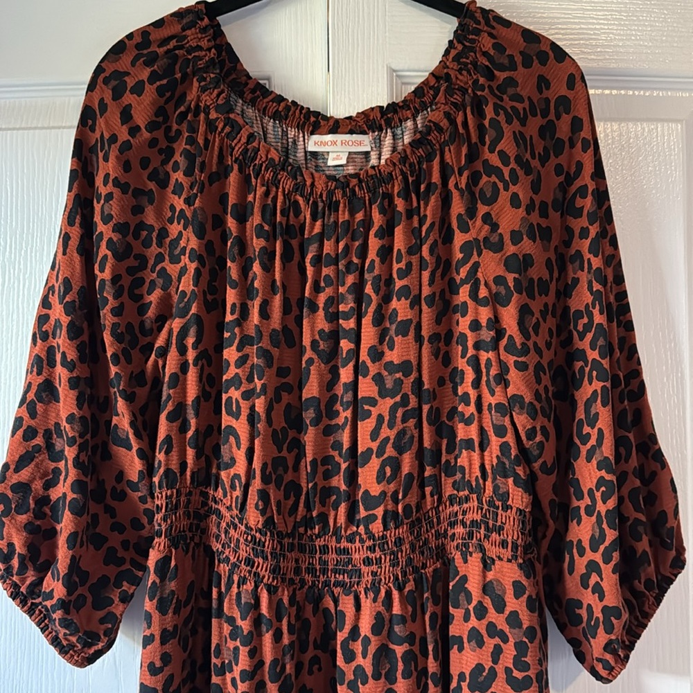 Knox Rose Leopard Print Dress
